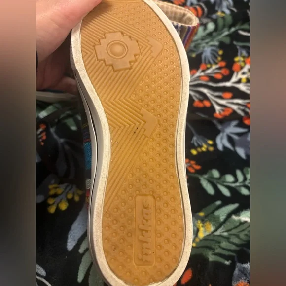 Inkkas Multicolor Striped High-Top Sneakers Handmade In Peru - Picture 12 of 12